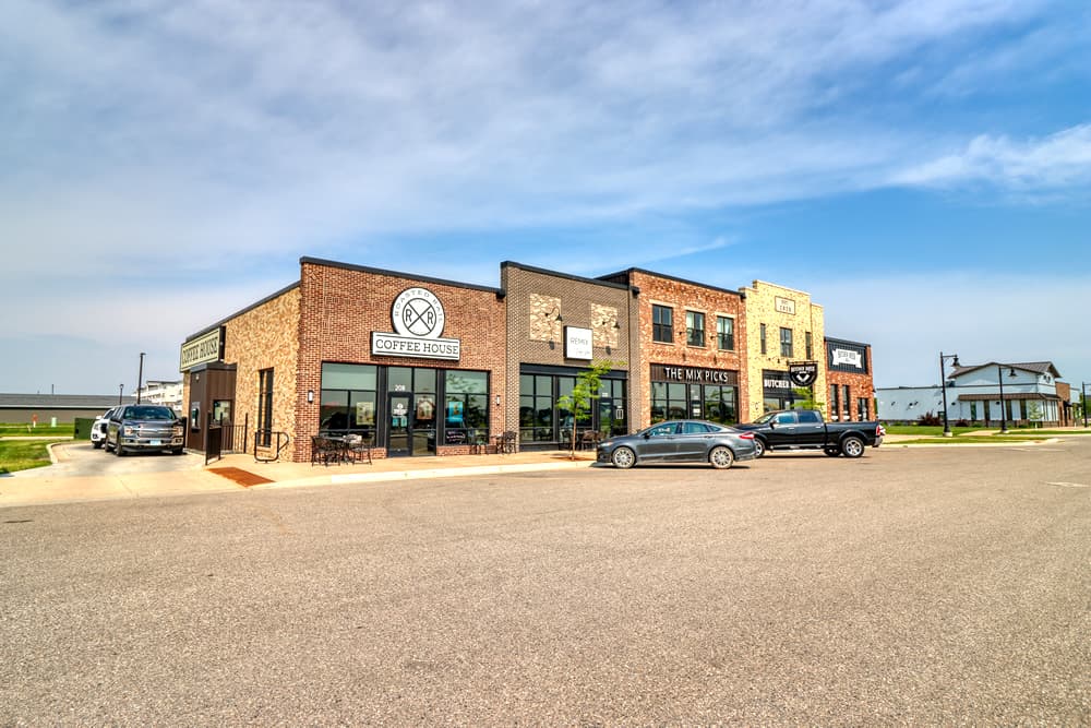 A view of the Rail District in Dilworth, MN